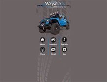 Tablet Screenshot of floydsusedcars.com